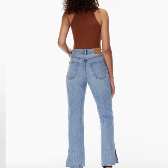 NWT Aritzia Denim Forum Joni Split - High Rise Loose Jeans 26 x 28 - Picture 3 of 10